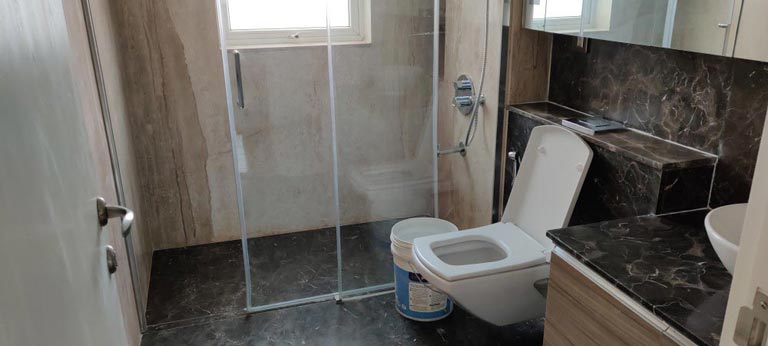 Bathroom 3 in 3 Bedroom Apartment at DLF Crest Gurugram